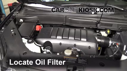 Oil & Filter Change GMC Acadia (2007-2013) - 2012 GMC Acadia SLE 3.6L V6